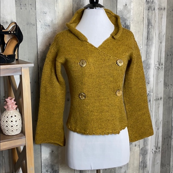 Suzanne de la Torre Sweaters - Suzanne de la Torre 100% Wool Boho Sweater